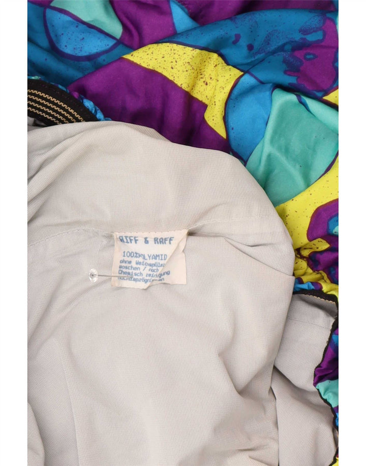 RIFF &RAFF Top da tuta pullover con motivo astratto da uomo, grande, multicolore
