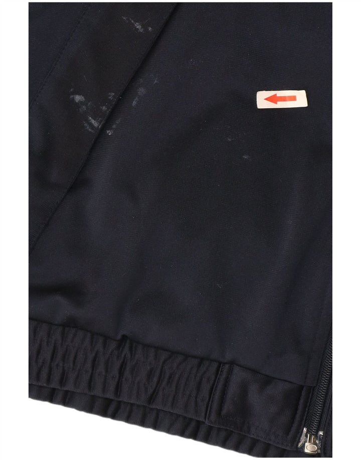 Giacca da ginnastica grafica da uomo Puma Large color block blu navy