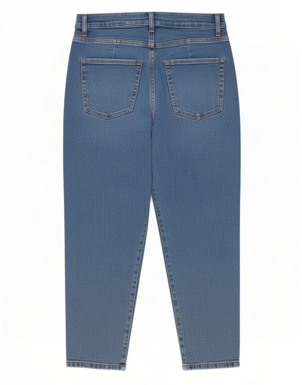 Jeans affusolati mamma Marks & Spencer da donna UK 12 medio W30 L25 cotone blu