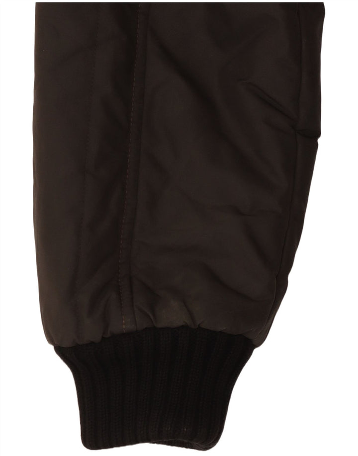 Refrigiwear Giacca bomber da uomo foderata UK 40 grande nylon marrone