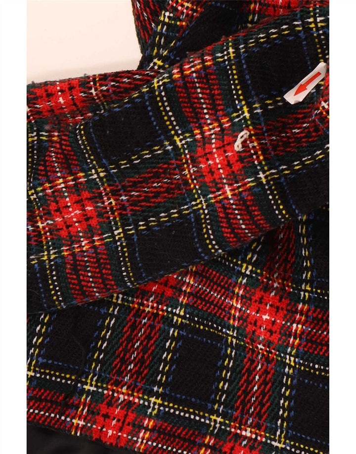 Giacca blazer a 4 bottoni da donna Sag Harbour UK 12 medio a quadri multicolore