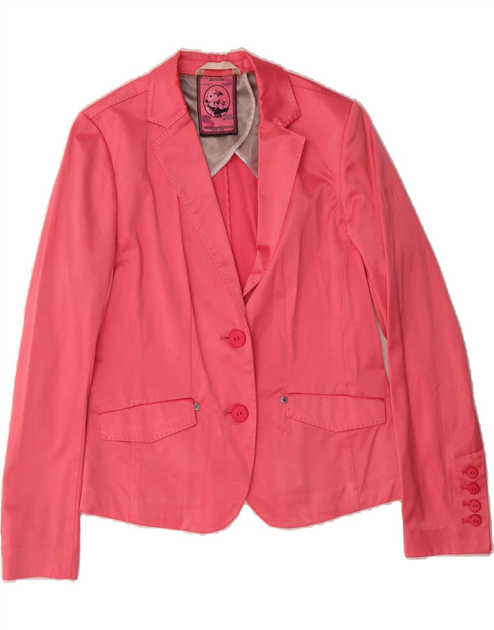 FRIEDA & FREDDIES Womens 2 Button Blazer Jacket IT 36 XS Pink Vintage Frieda & Freddies and Second-Hand Frieda & Freddies from Messina Hembry 