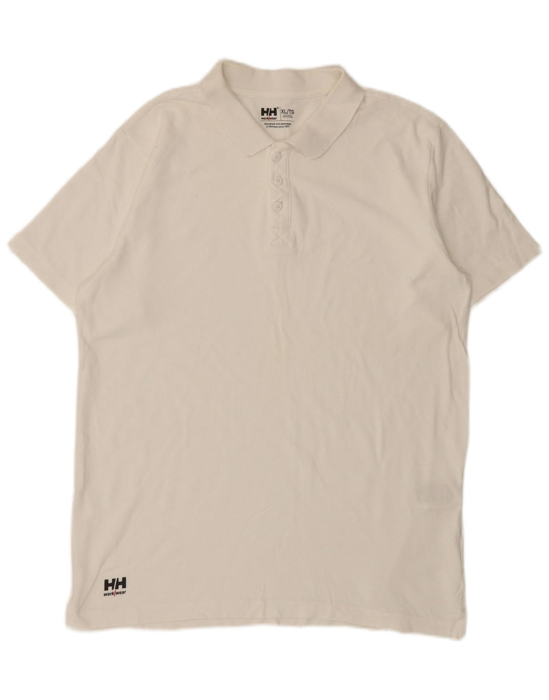 Polo da uomo Helly Hansen XL in cotone bianco