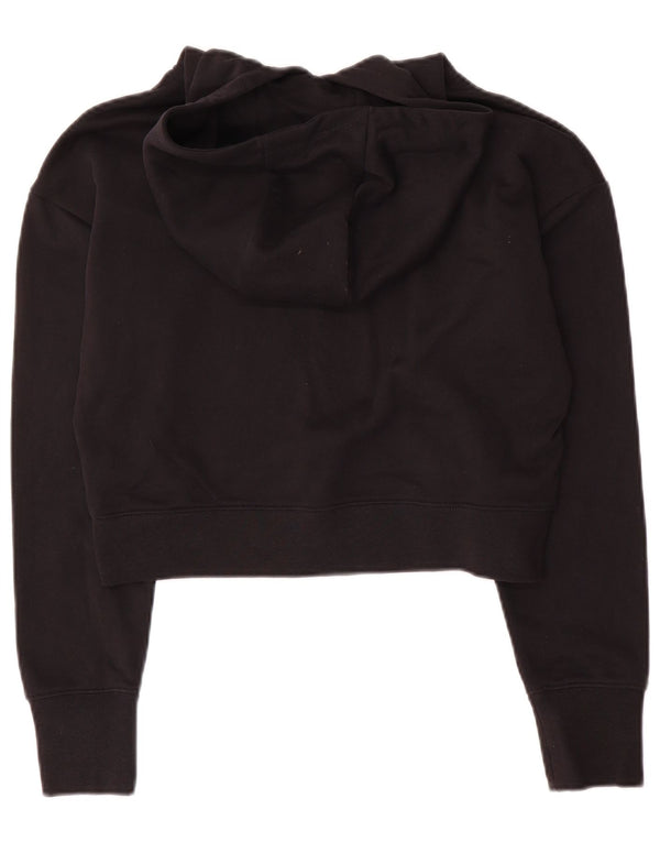 Felpa con cappuccio grafica Nike per ragazze, 13-14 anni, XL, cotone nero