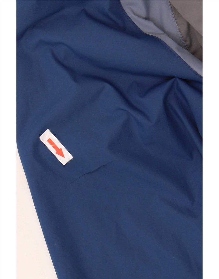 Giacca antipioggia da uomo con cappuccio Fat Face UK 42 XL Poliestere color block grigio