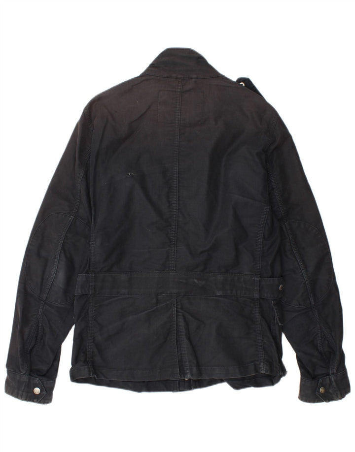 Giacca militare da uomo Woolrich UK 36 piccola in cotone nero