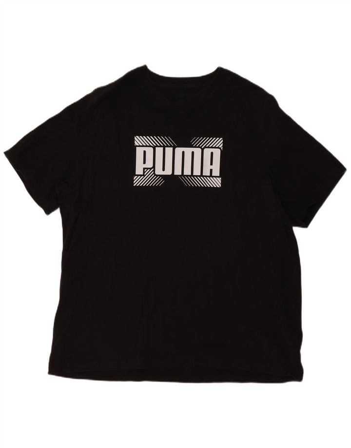 T-shirt grafica da uomo PUMA Top 2XL cotone nero