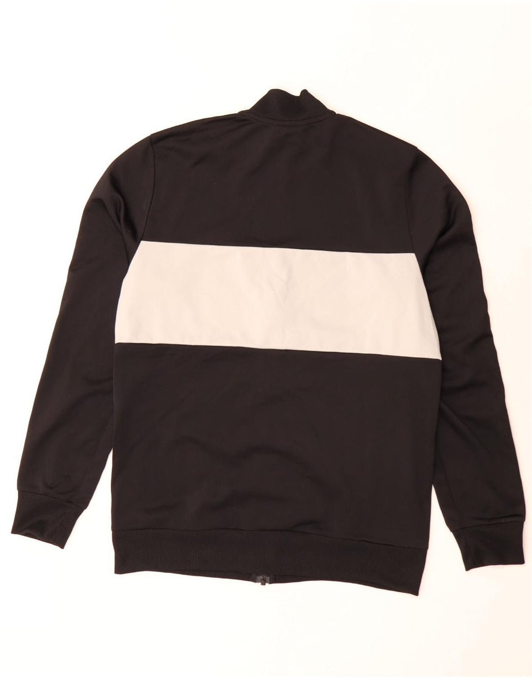 Giacca da tuta da ragazzo Adidas 15-16 anni in poliestere color block nero