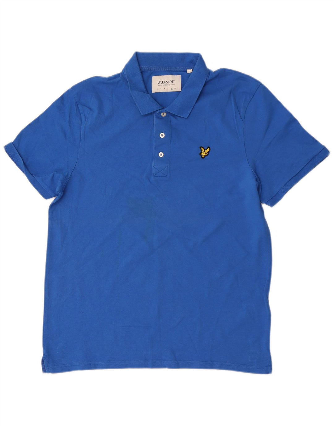 Polo da uomo Lyle & Scott XL in cotone blu
