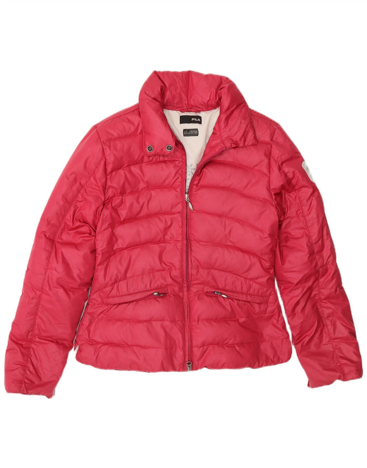 Giacca imbottita da donna Fila UK 8 Small Rosa Poliestere