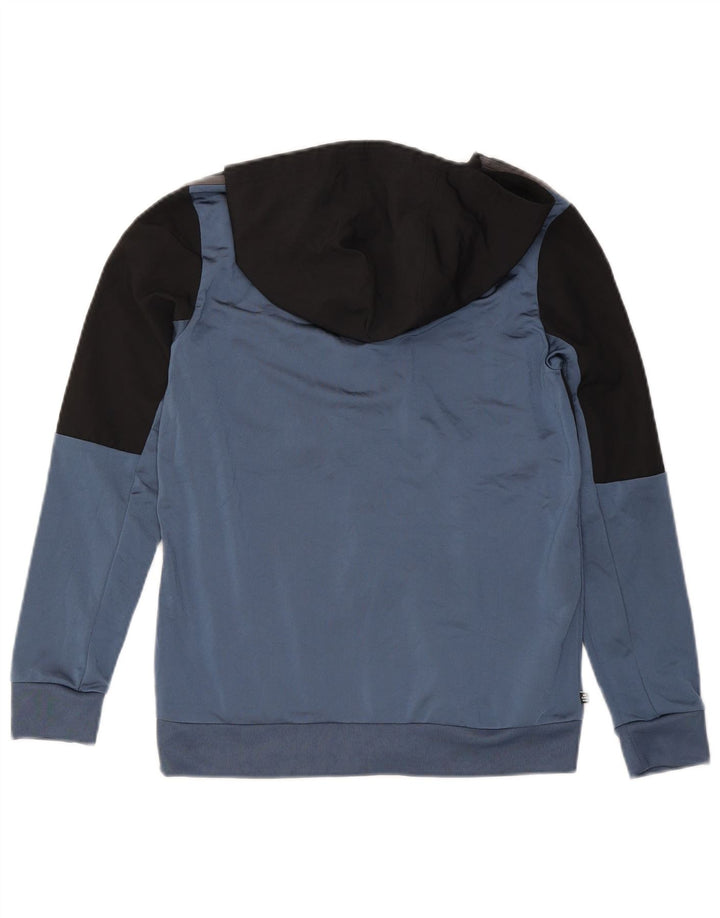 Giacca da tuta da ragazzo Adidas 13-14 anni in poliestere color block blu