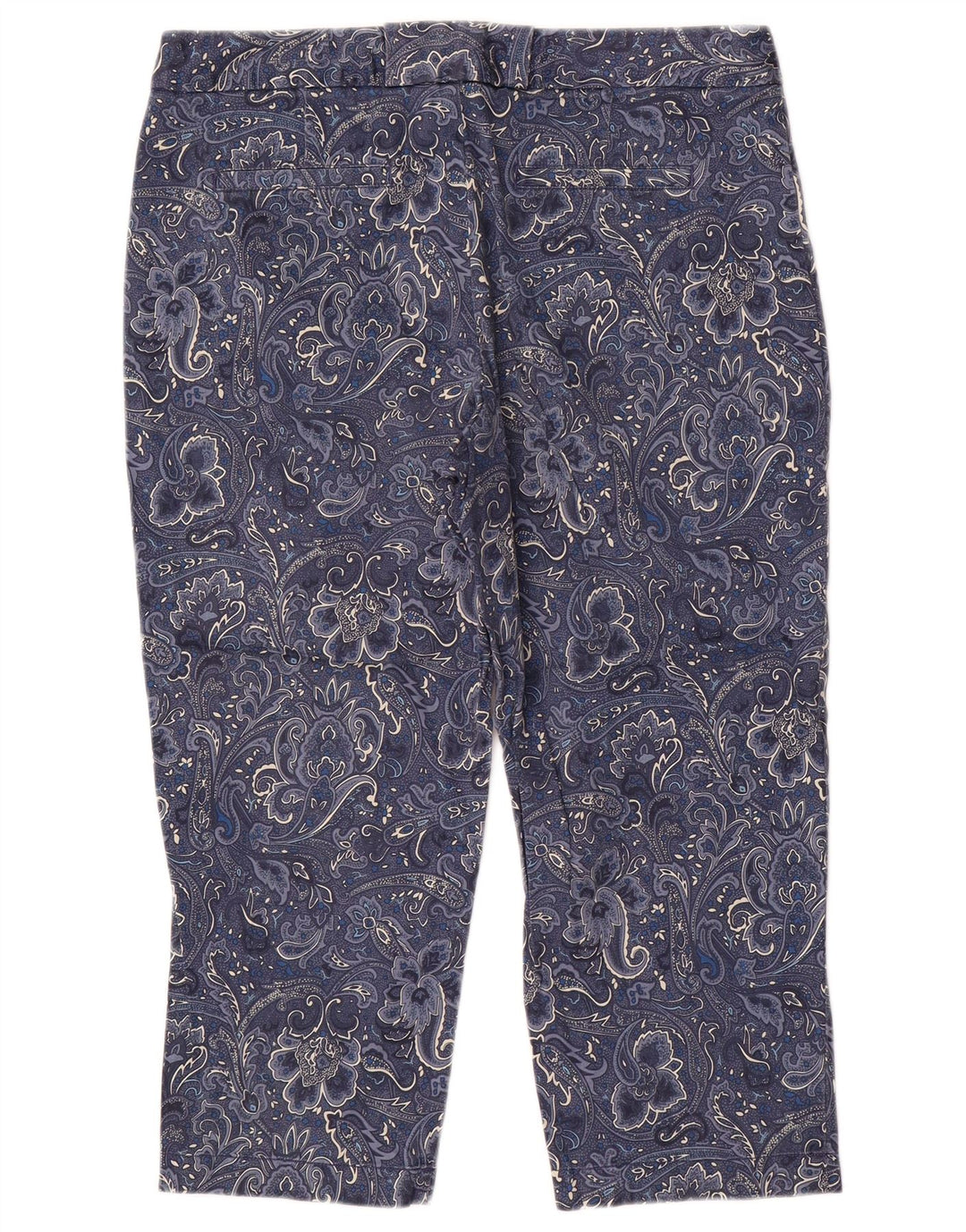 Pantaloni Capri da donna Dockers US 10 Large W32 L21 Blu Paisley Cotton