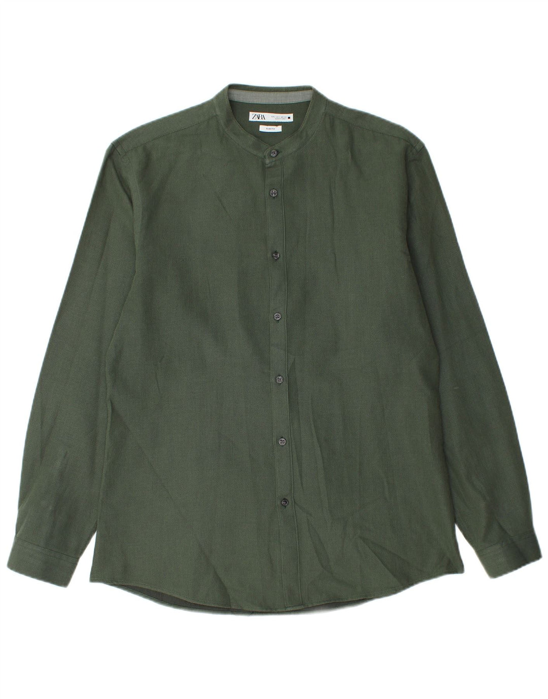Camicia Zara da uomo slim fit grande verde