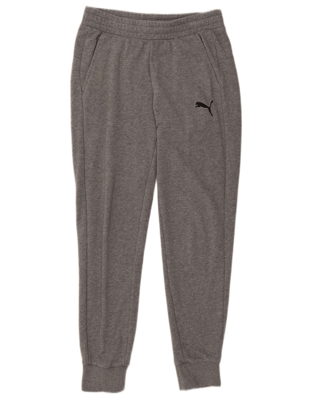 Pantaloni da tuta da uomo Puma Joggers in cotone chiazzato grigio medio