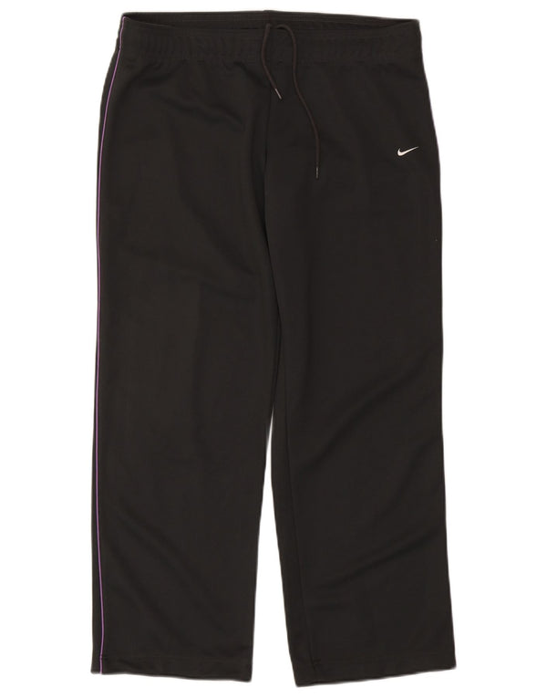 Pantaloni della tuta da donna Nike UK 16/18 Large Grigio Poliestere