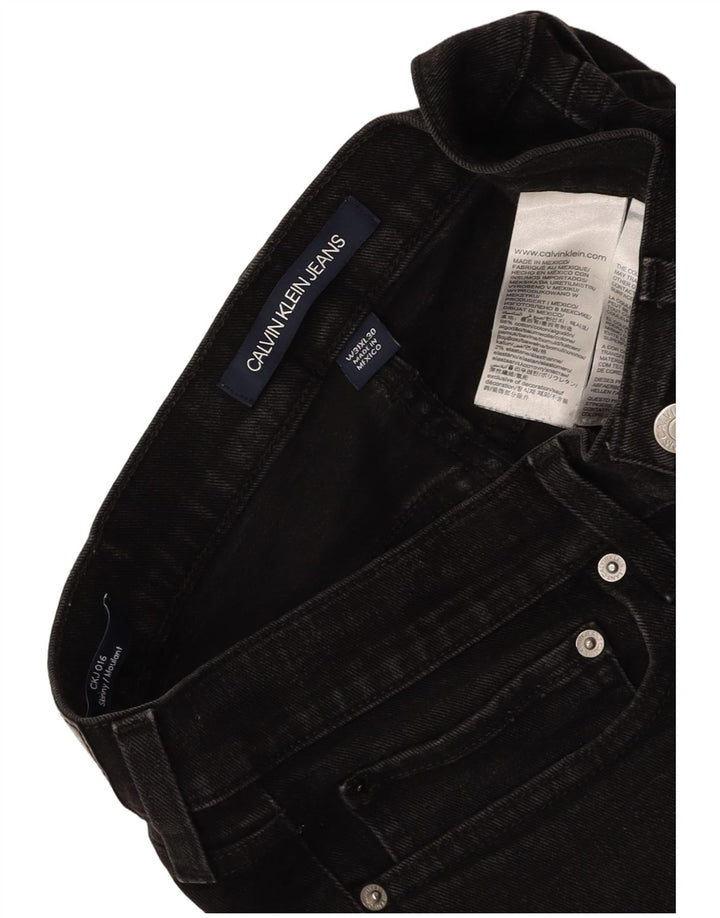 CALVIN KLEIN Jeans skinny da uomo Moulante W31 L30 Cotone grigio