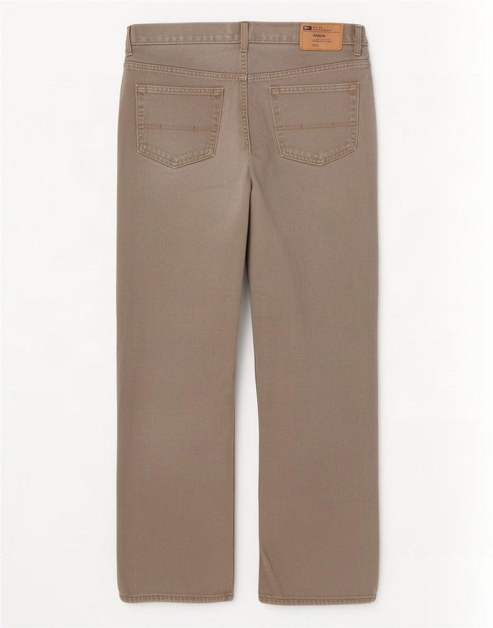 Jeans dritti Marks & Spencer da uomo blu Harbour W36 L29 cotone grigio