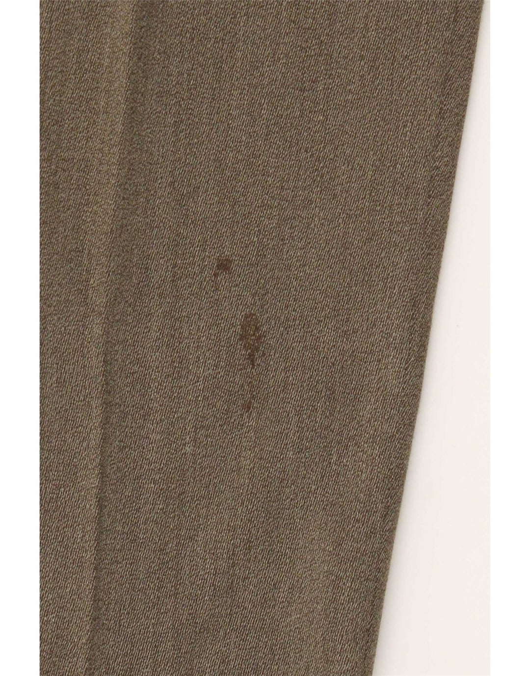 Pantaloni da abito con pegging da uomo Marks & Spencer W32 L33 Lana nuova kaki