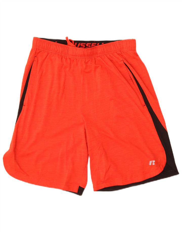 Pantaloncini sportivi da uomo Russell Athletic, colore rosso medio