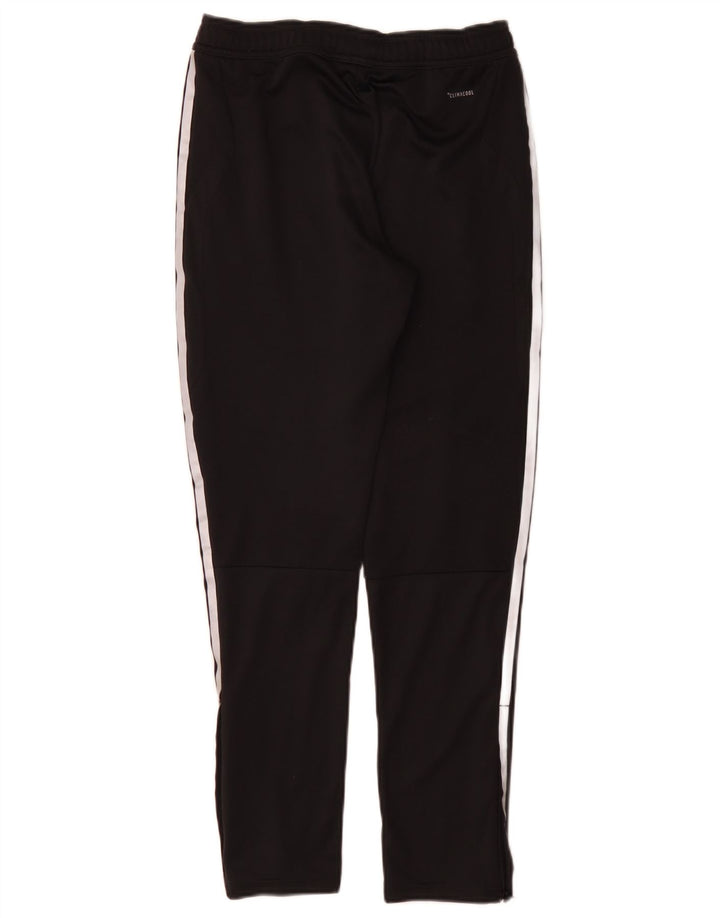 Pantaloni della tuta da ragazzo Adidas 11-12 anni in poliestere nero