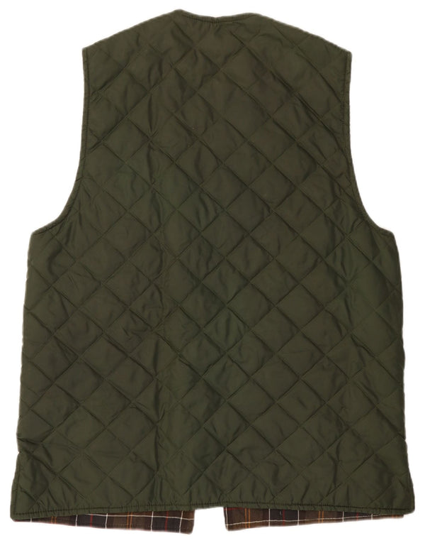 Barbour Mens Quilted Gilet UK 40 Large Green