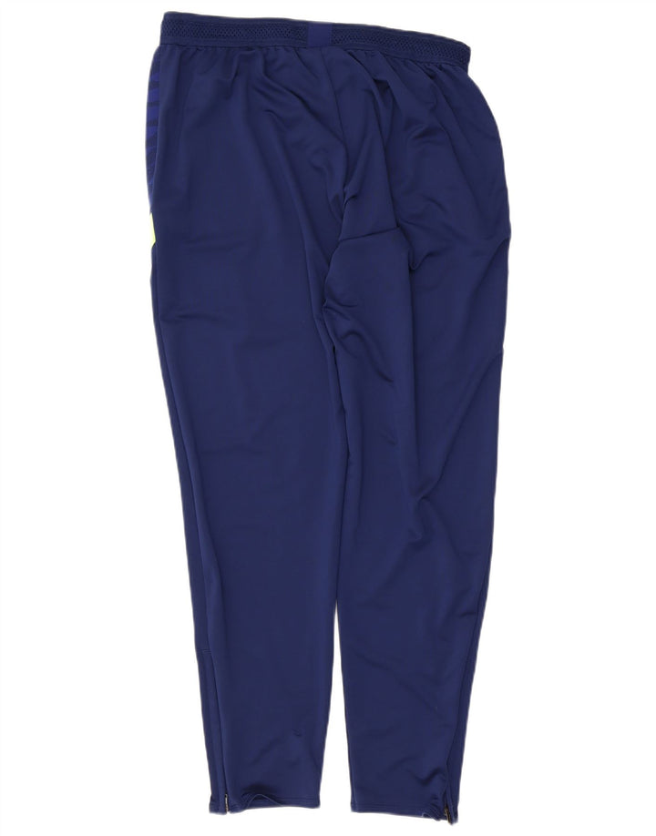 Pantaloni da tuta Nike Dri Fit da uomo, grandi, in poliestere color block blu navy