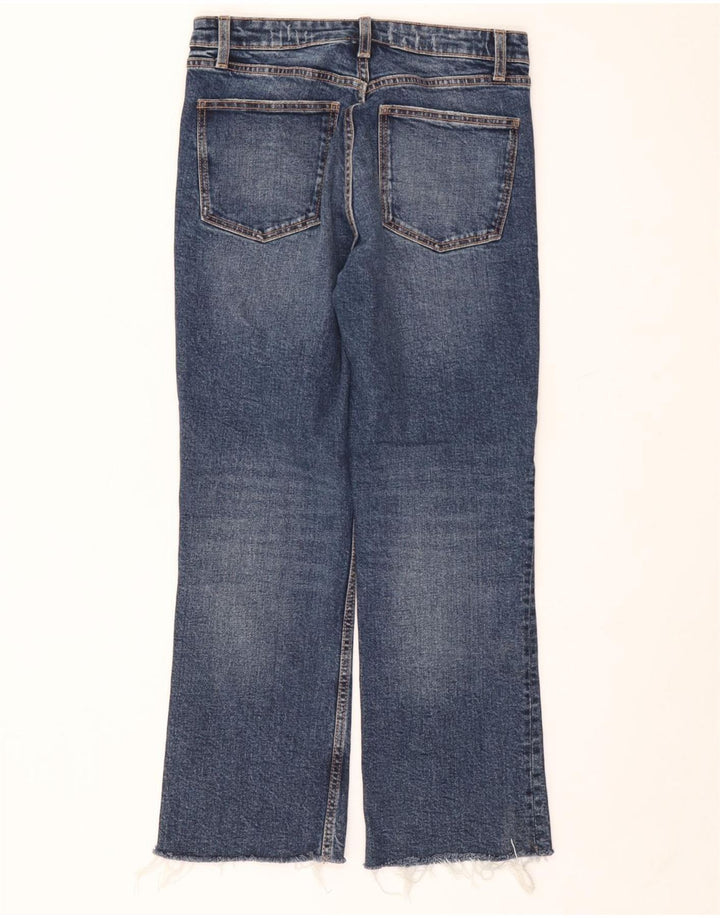 Jeans dritti da donna Zara EU 38 Small W28 L26 Cotone blu