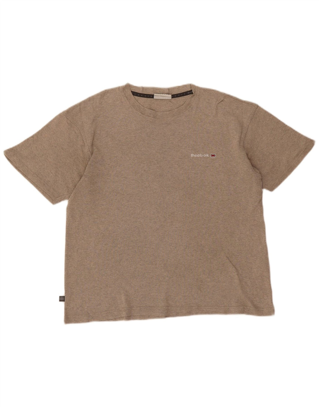 T-shirt Reebok da uomo Top XS in cotone grigio