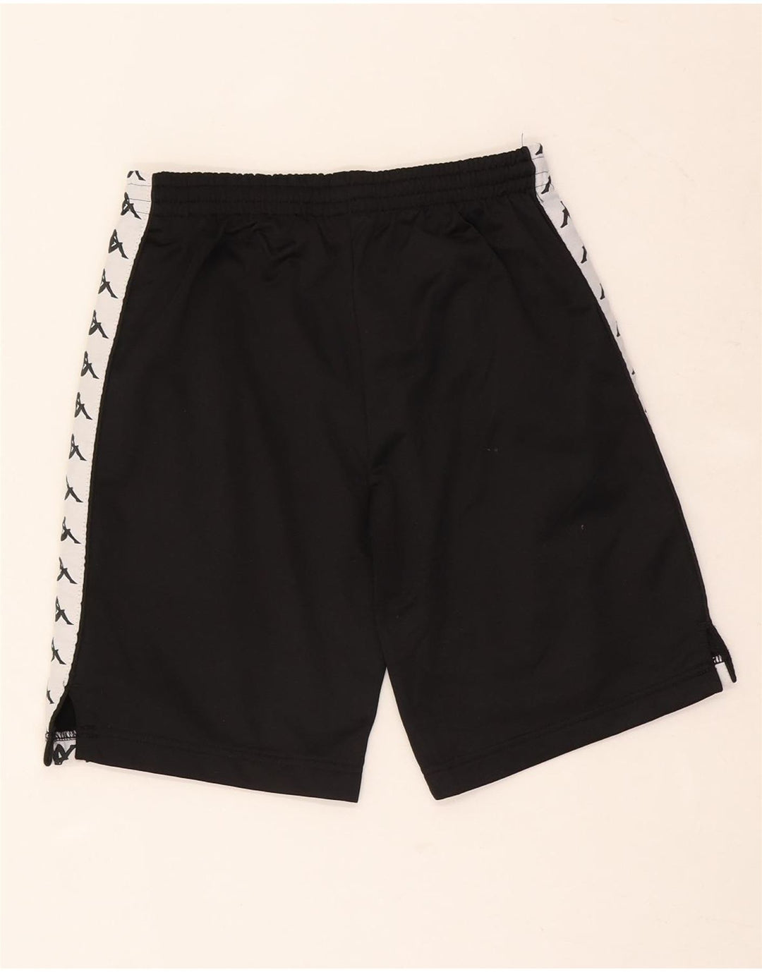 Pantaloncini sportivi grafici Kappa da bambino 9-10 anni Poliestere color block nero