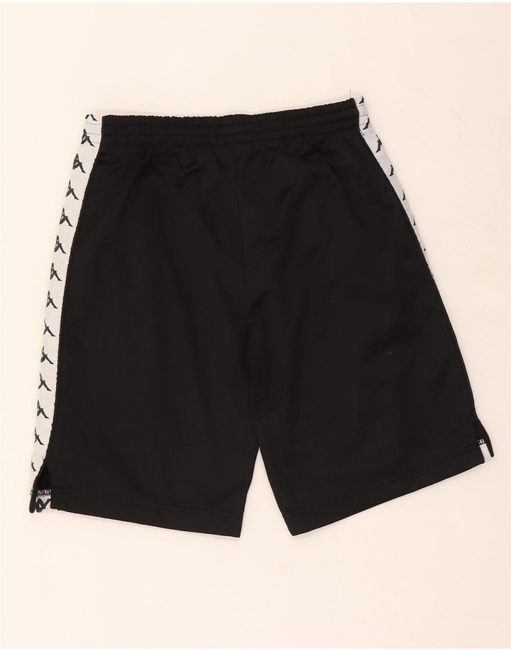 Pantaloncini sportivi grafici Kappa da bambino 9-10 anni Poliestere color block nero