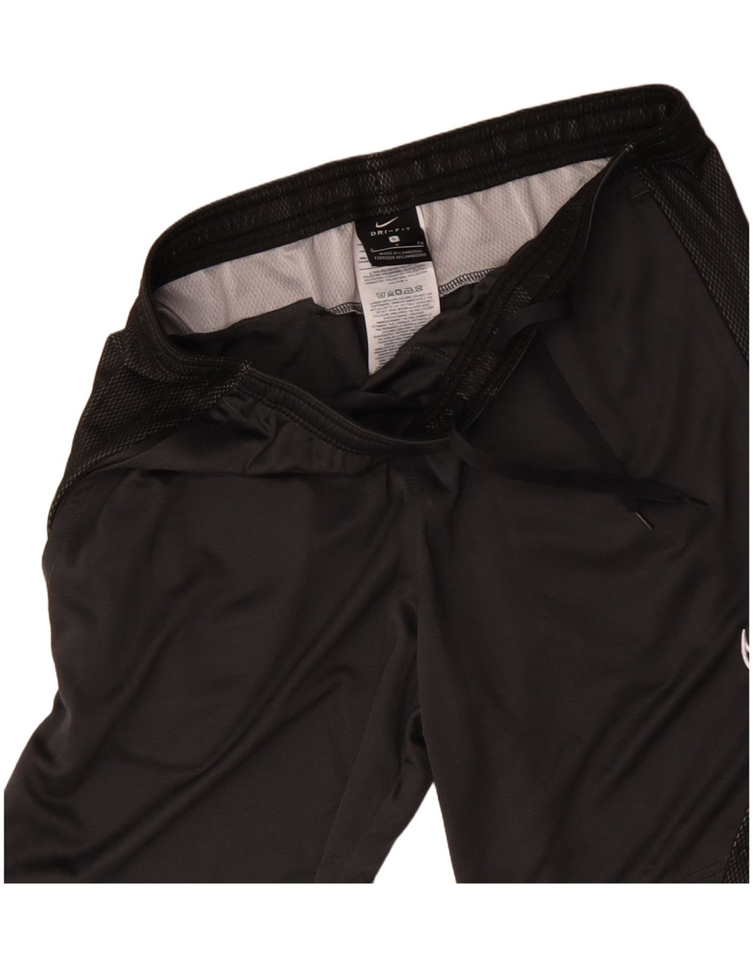 Pantaloncini sportivi Nike Dri Fit da uomo piccoli in poliestere grigio