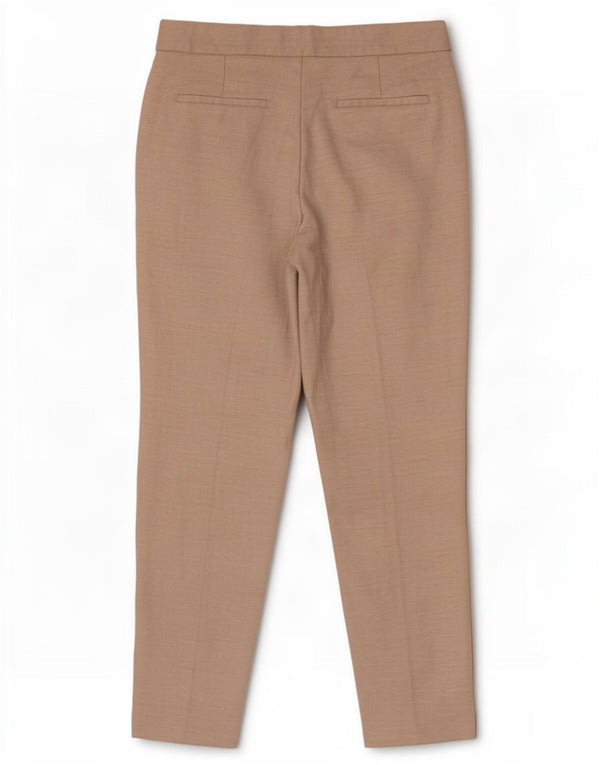 Pantaloni chino affusolati da donna Zara EU 36 Small W26 L27 Poliestere beige