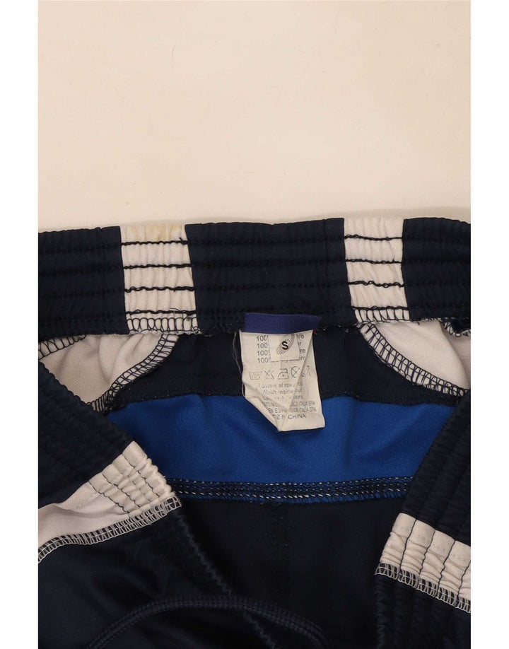 Pantaloncini sportivi da uomo Asics piccoli in poliestere color block blu navy