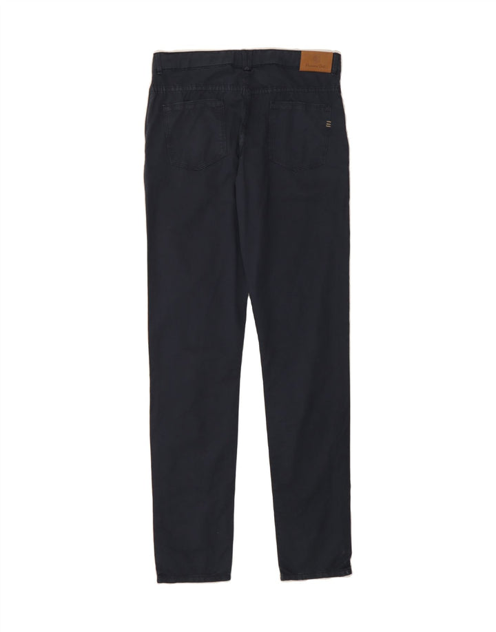 MASSIMO DUTTI Boys Chino Trousers 13-14 Years W32 L32 Navy Blue Vintage Massimo Dutti and Second-Hand Massimo Dutti from Messina Hembry 