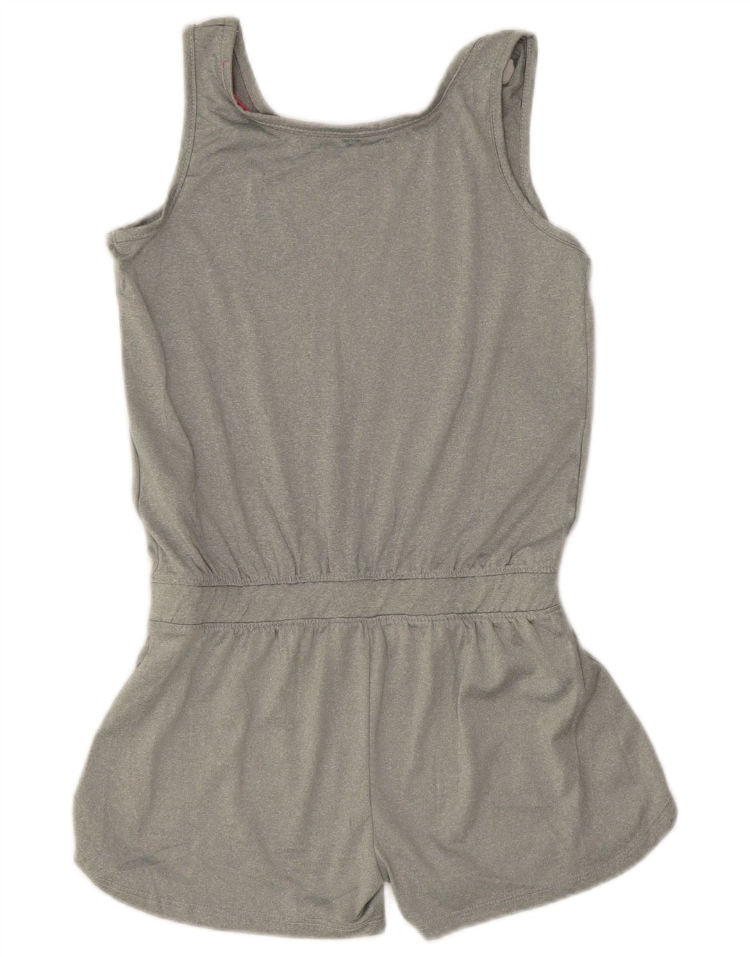 Tutina corta senza maniche grafica Reebok per ragazze 14-15 anni XL poliestere grigio
