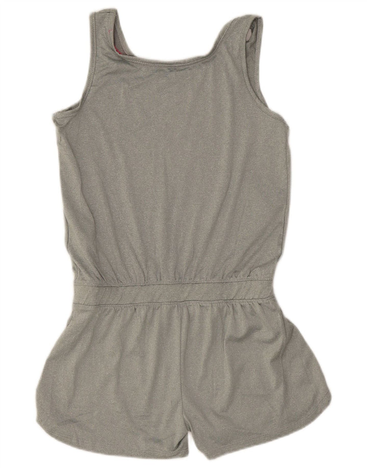 Tutina corta senza maniche grafica Reebok per ragazze 14-15 anni XL poliestere grigio
