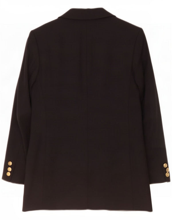 Marks & Spencer Giacca blazer doppiopetto da donna UK 14 Large Blu navy