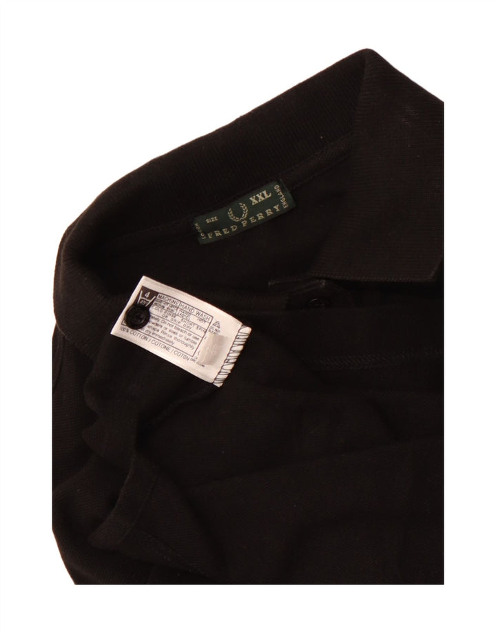 Polo da donna Fred Perry UK 20 2XL cotone nero