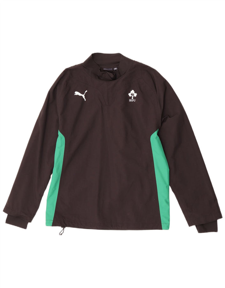 Maglia da tuta Puma IRFU da uomo, media, in nylon color block nero