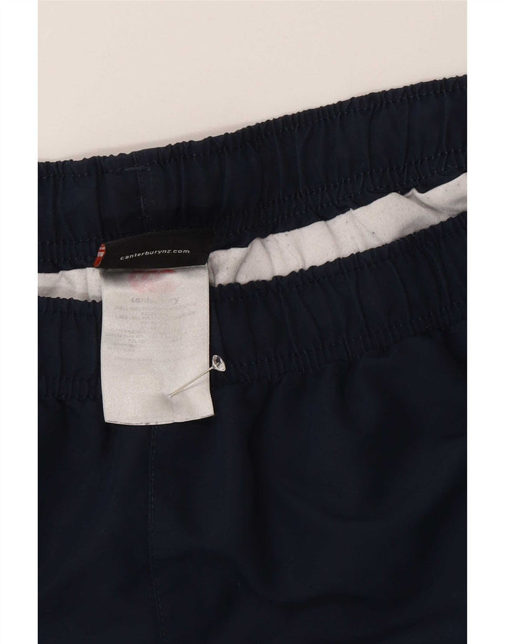 Pantaloni da tuta con grafica da uomo Canterbury, pantaloni da jogging, grandi, blu navy