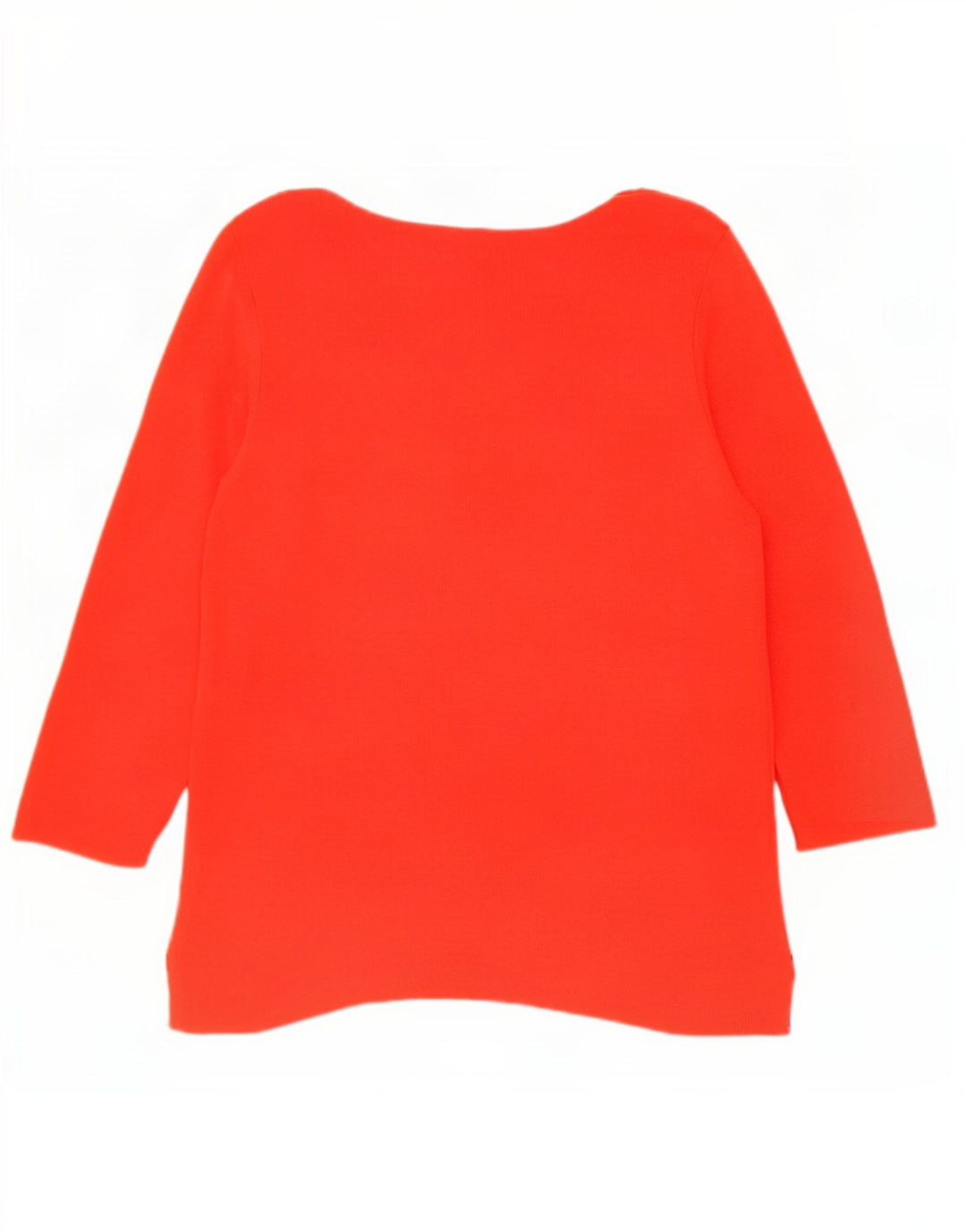 Top da donna Hobbs manica 3/4 UK 14 Large rosso viscosa