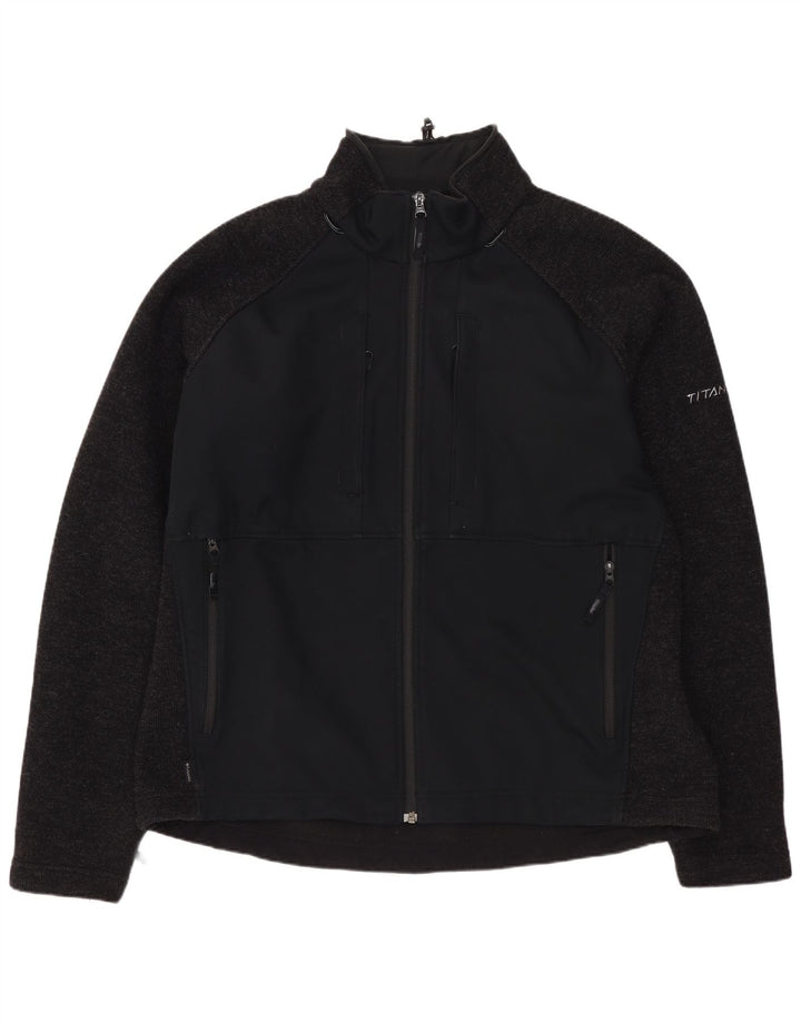 COLUMBIA Giacca da uomo in titanio per tuta XL XL in lana color block blu navy