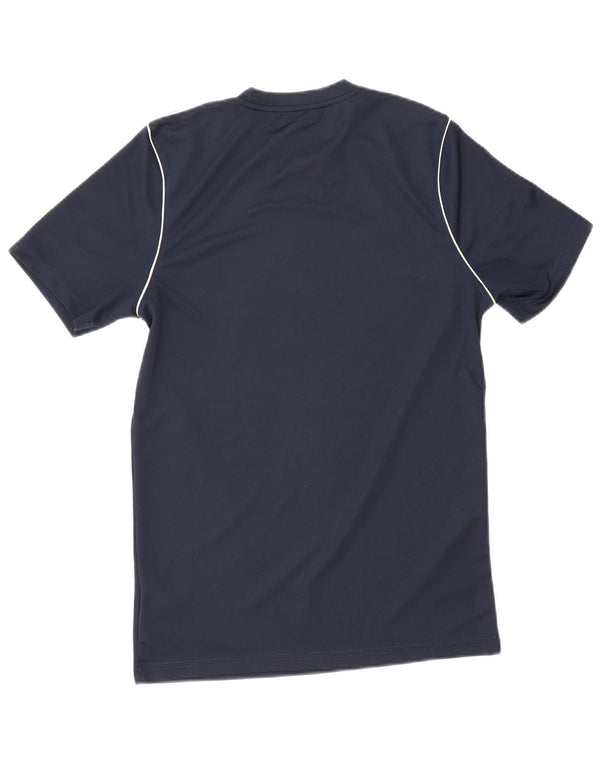 T-shirt Nike Dri Fit da uomo, piccola, in poliestere blu navy