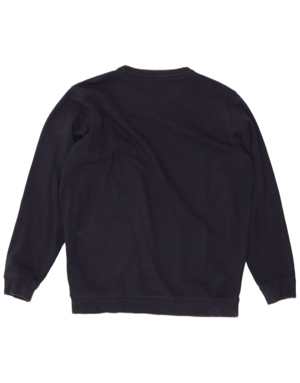 Felpa da uomo James Pringle Maglione grande in cotone blu navy