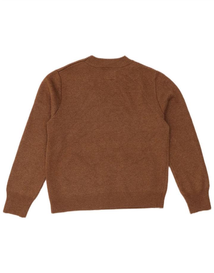 Maglione girocollo per ragazze Zara 11-12 anni in poliestere marrone