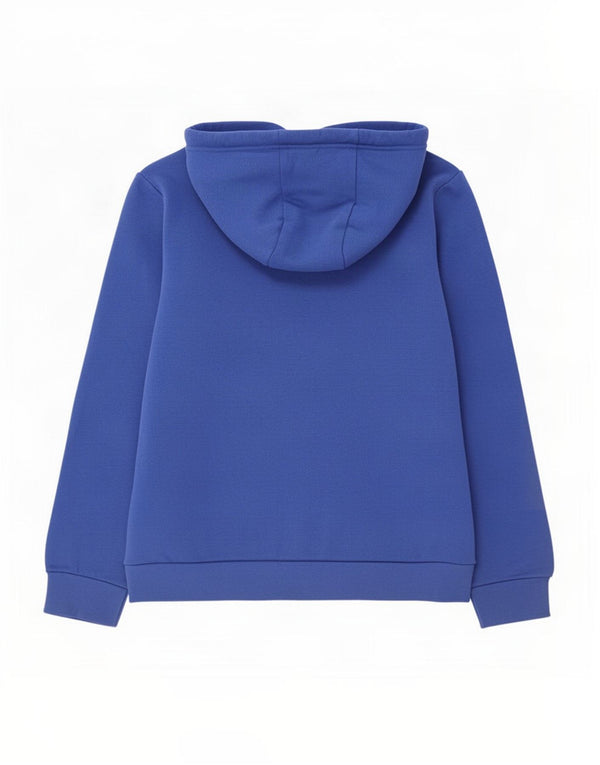 Maglione con cappuccio grafico da uomo Kappa piccolo in cotone blu