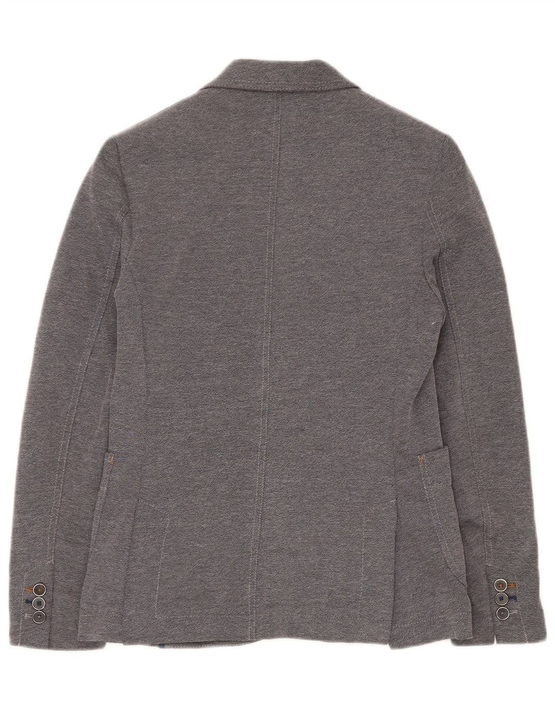 Giacca blazer a 2 bottoni da uomo Zara EU 46 piccola poliestere grigio