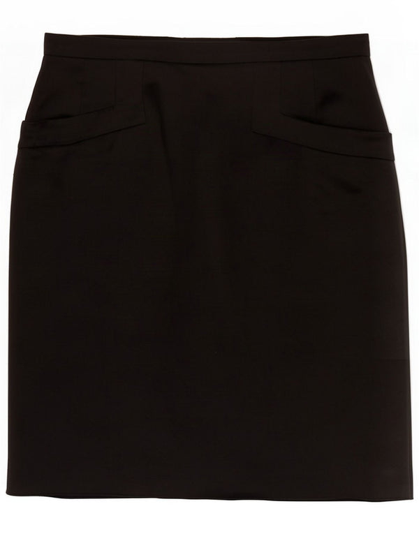 Emanuel Ungaro Minigonna da donna UK 8 Small W28 Nero