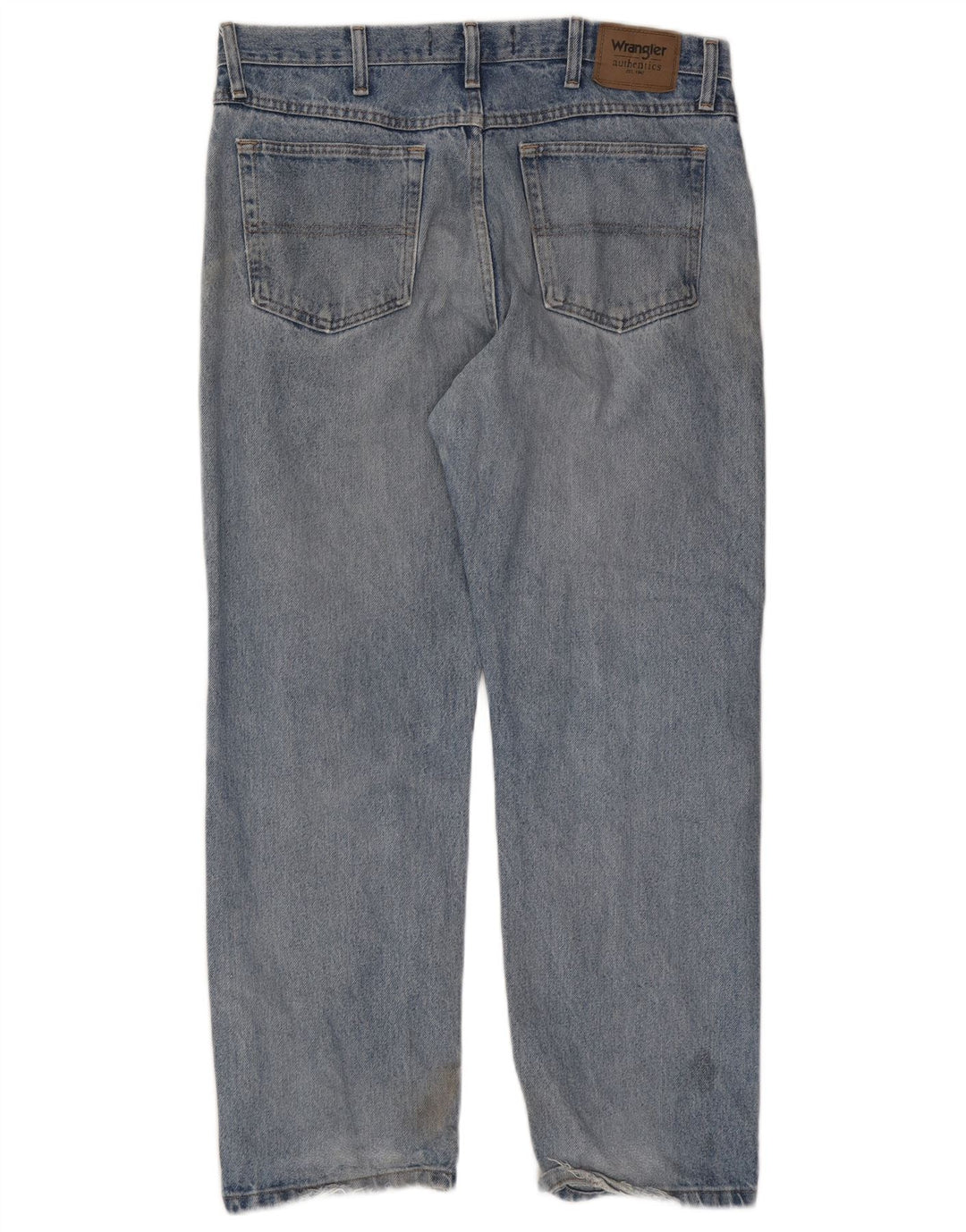 Jeans dritti da uomo Wrangler W36 L29 cotone blu