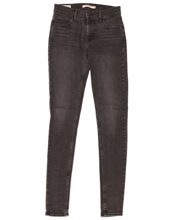 Jeans Levi's 710 Super Skinny da donna W26 L32 cotone grigio
